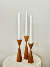 Load image into Gallery viewer, Wooden candle holders
