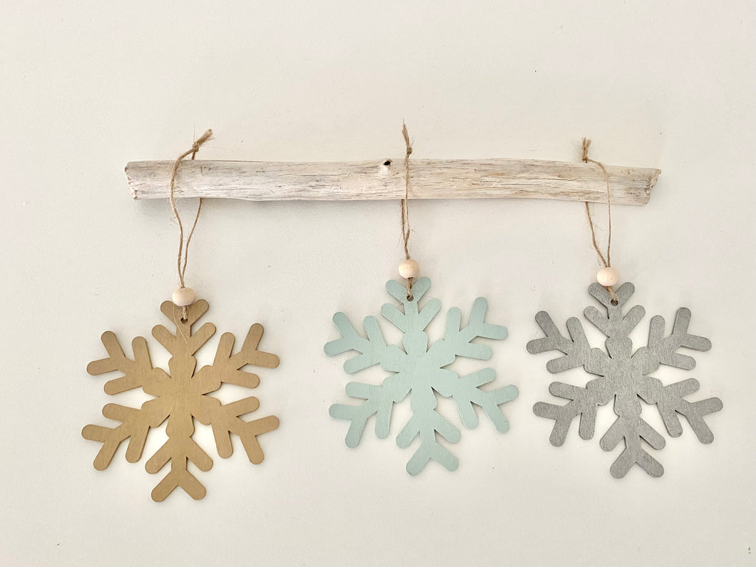 Snowflake trio