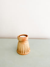 Load image into Gallery viewer, Pottery candle holder
