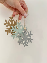 Load image into Gallery viewer, Snowflake trio
