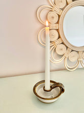 Load image into Gallery viewer, Pottery candle holder

