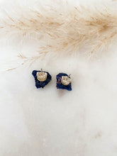 Load image into Gallery viewer, Large raw lapis studs
